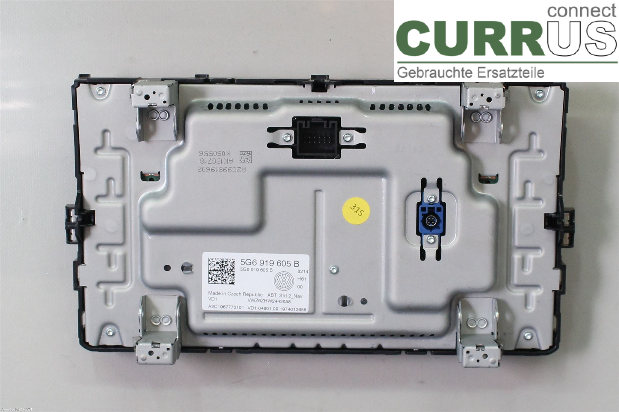VW PASSAT  15-19 Radio-CD-/Multimedia-Panel 5G6919605B DGEB