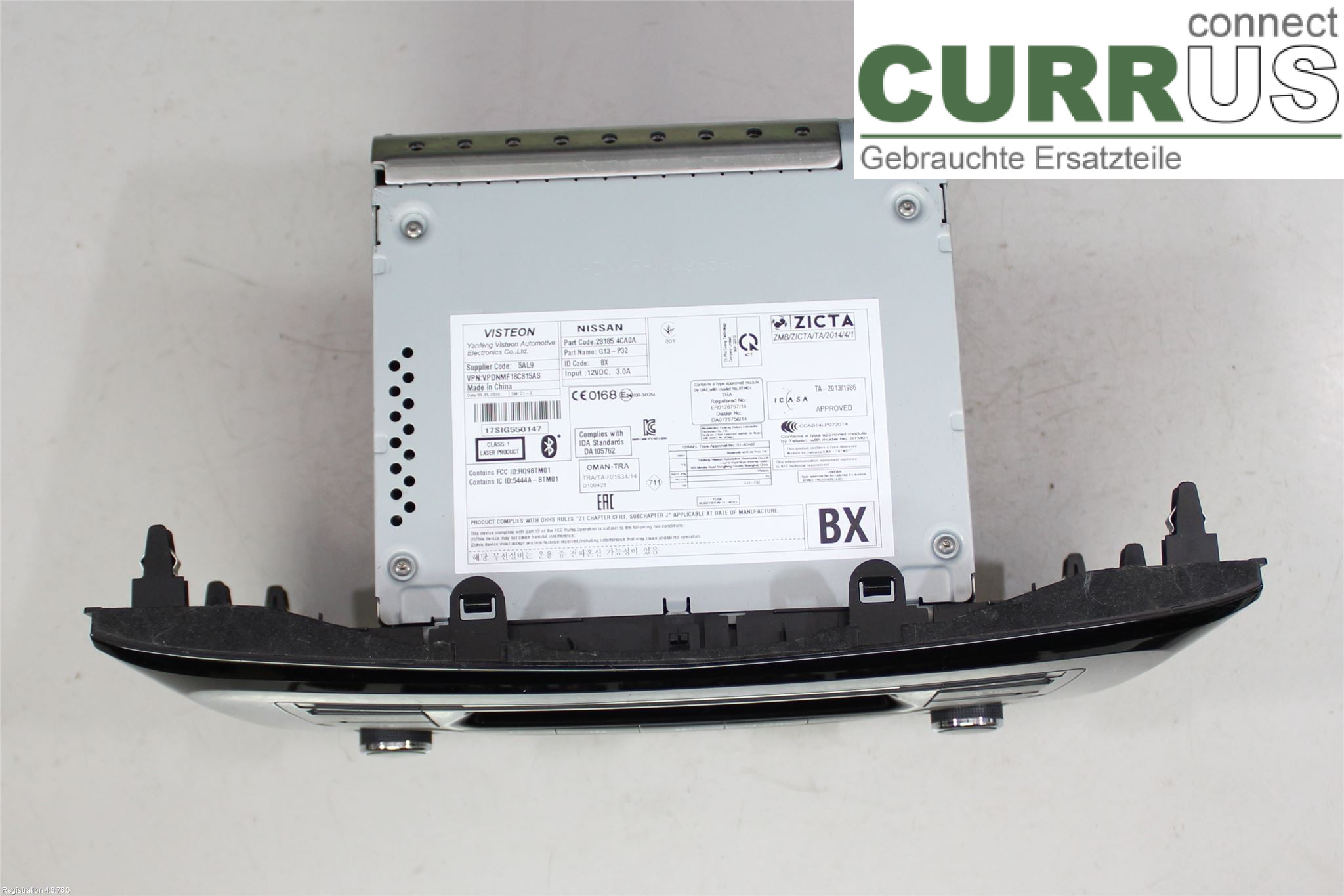 NISSAN QASHQAI  14-17 Radio CD / Multimedia panel 281854CA0A HRA2DDT