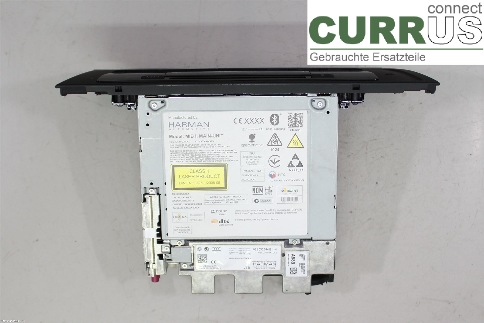 AUDI A6/S6 4G   11-18 Radio CD / Multimedia panel 4G1 035 044 E  CWUB