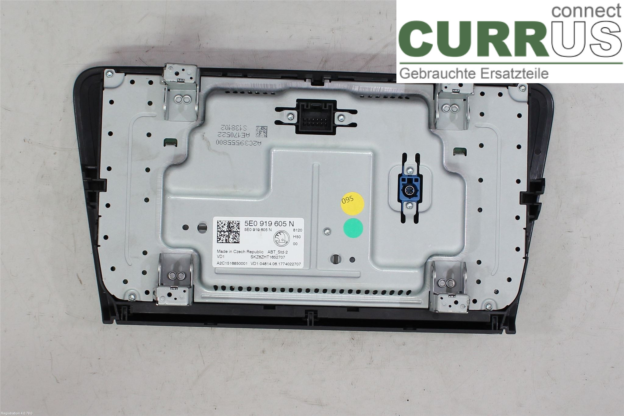 SKODA OCTAVIA  13-20 Radio CD / Multimedia panel 5E0 919 605 N CHZD