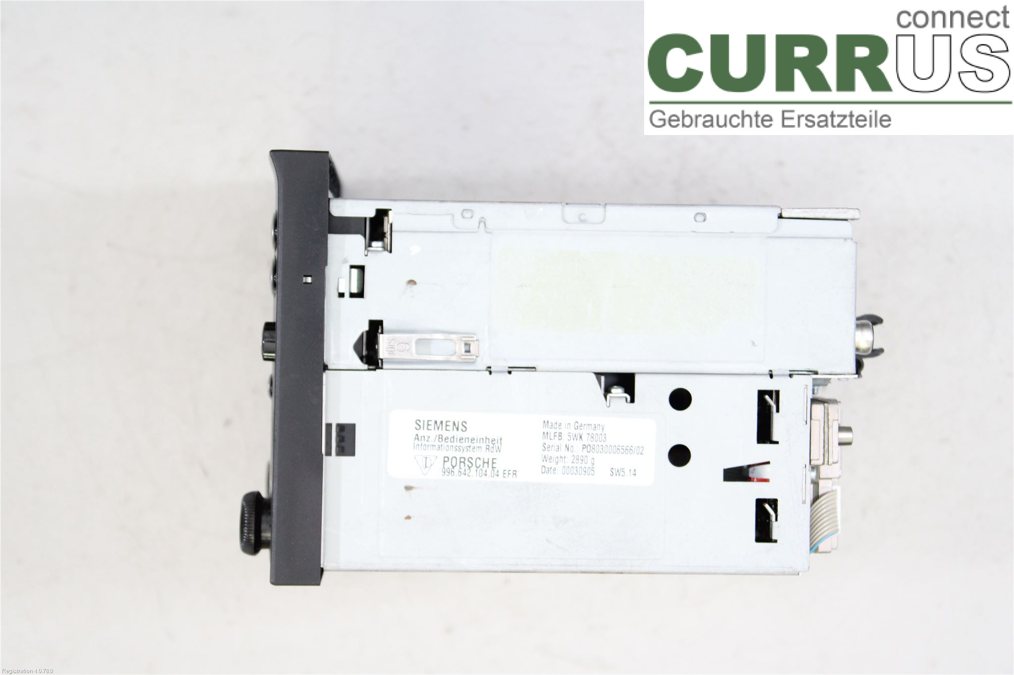 PORSCHE 911 64- Radio CD / Multimedia panel 996 642 904 04 M96.01