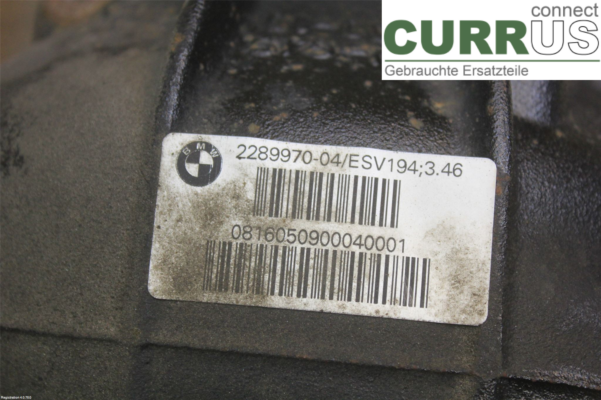 BMW 3 F30/F31/F80    12-19 Differential 33 10 8 090 464 S55-B30A
