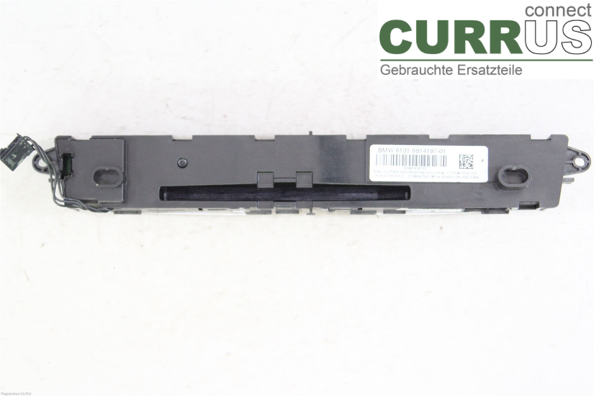 BMW 3 F30/F31/F80    12-19 Radio-CD-/Multimedia-Panel 61 31 6 814 187 S55-B30A