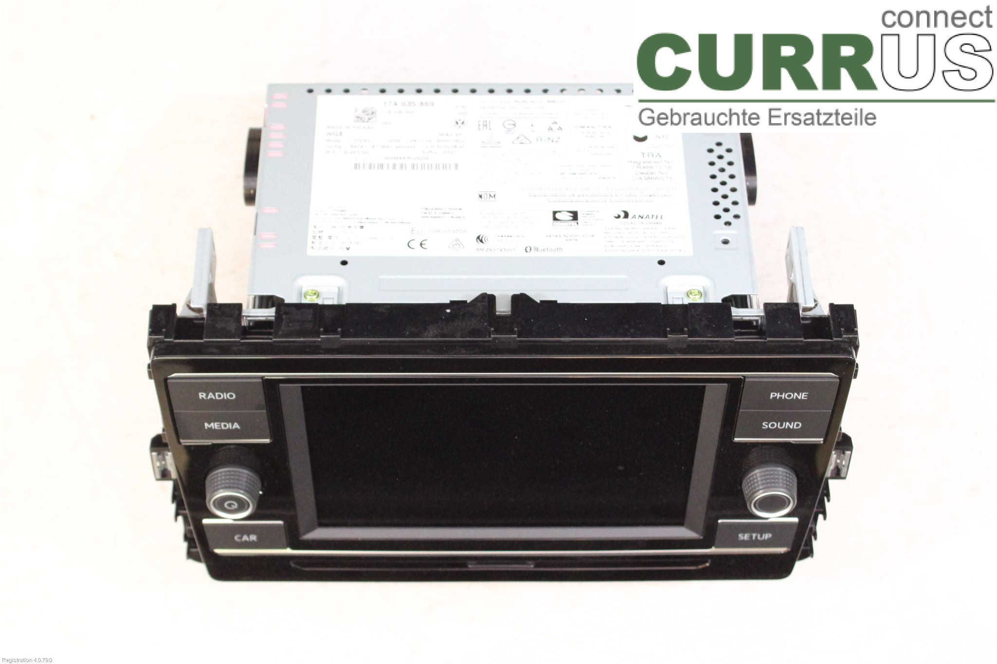 VW POLO VI 18- Radio CD / Multimedia panel 17A035869 DKLA