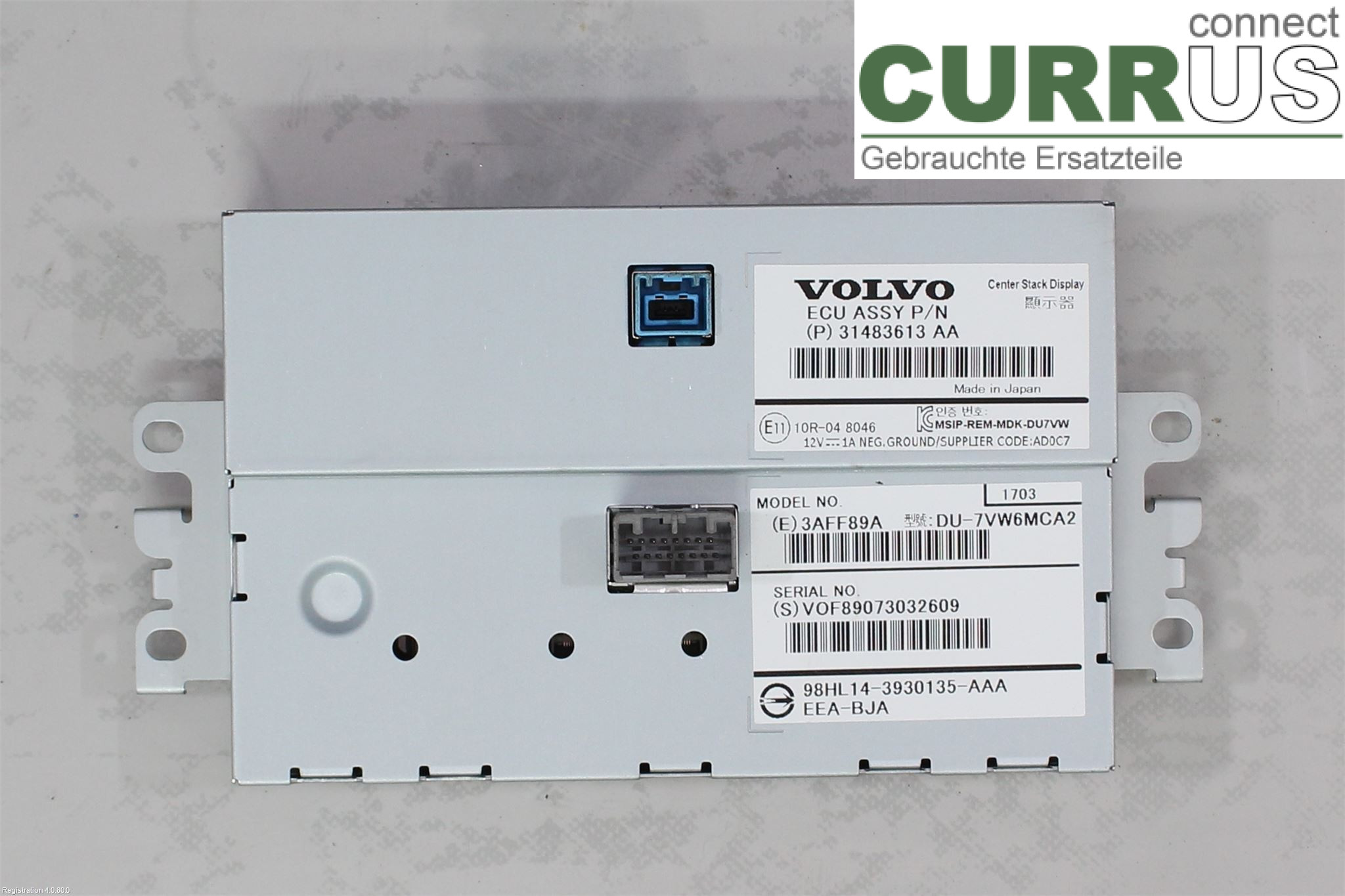 VOLVO V40  12-19 Monitor 36011464 D4204T8
