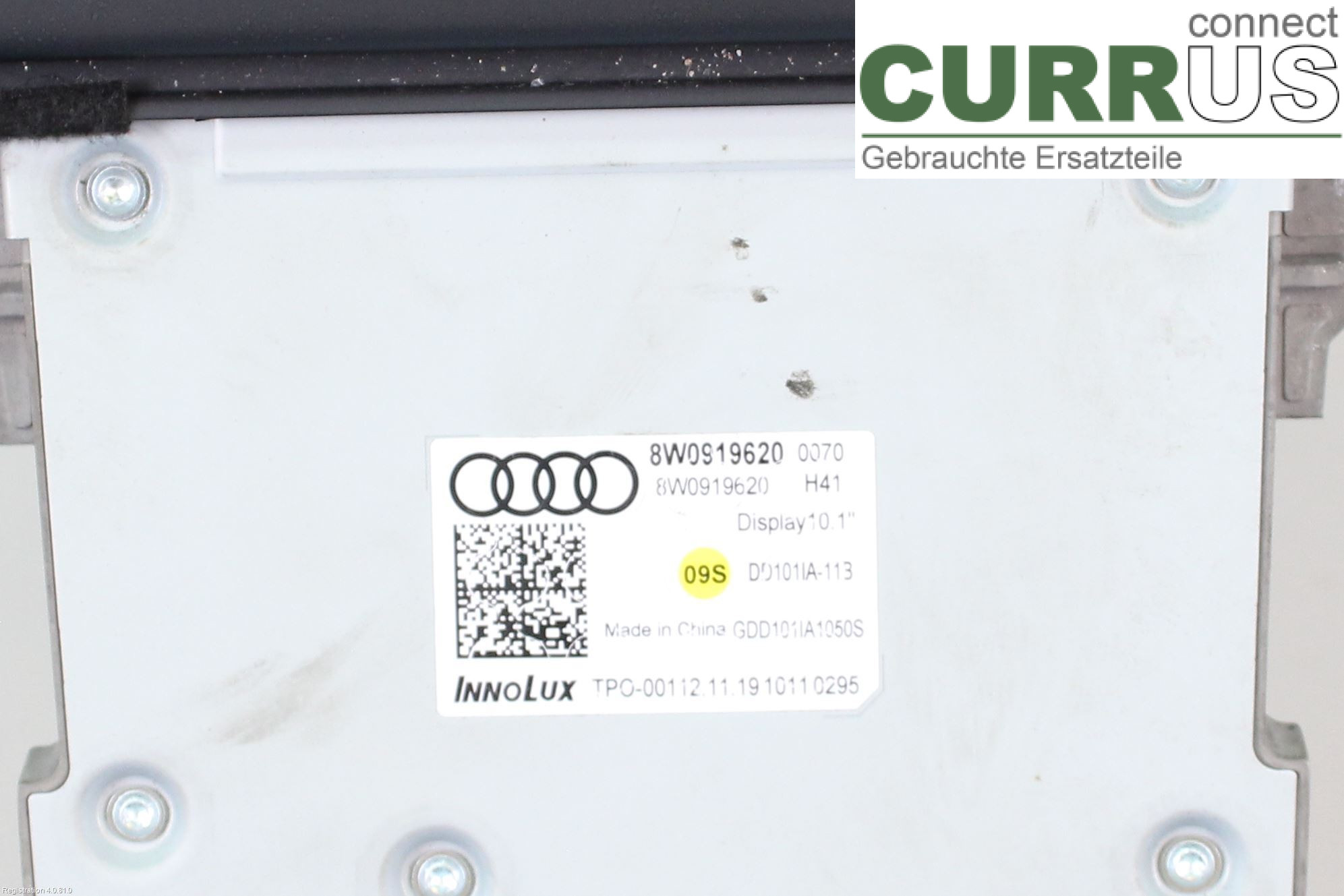 AUDI A4/S4 B9 20- Monitor 8W2 919 620    DETA