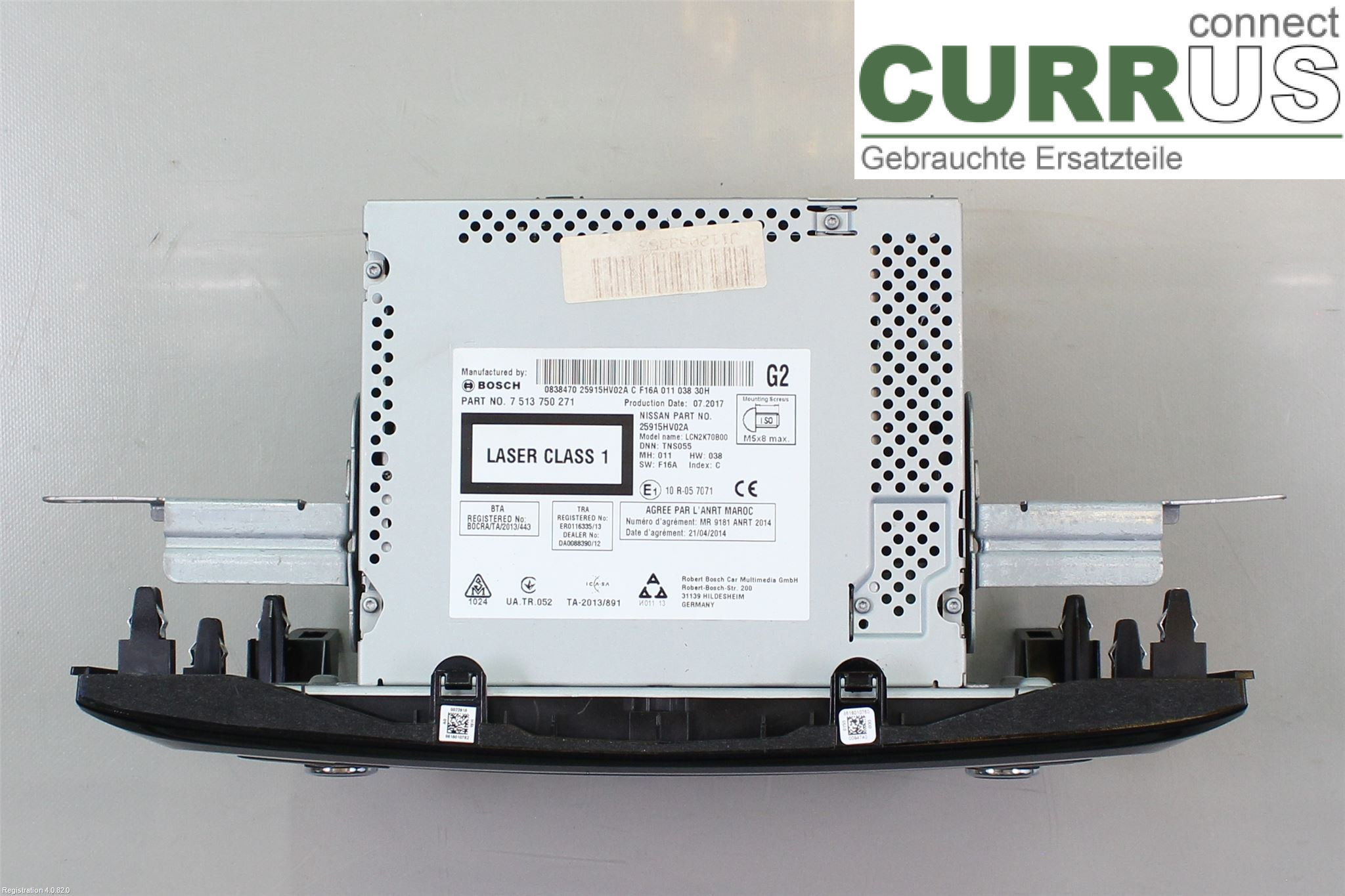 NISSAN QASHQAI 14-17 Radio CD / Multimedia panel 25915HV02A K9K646