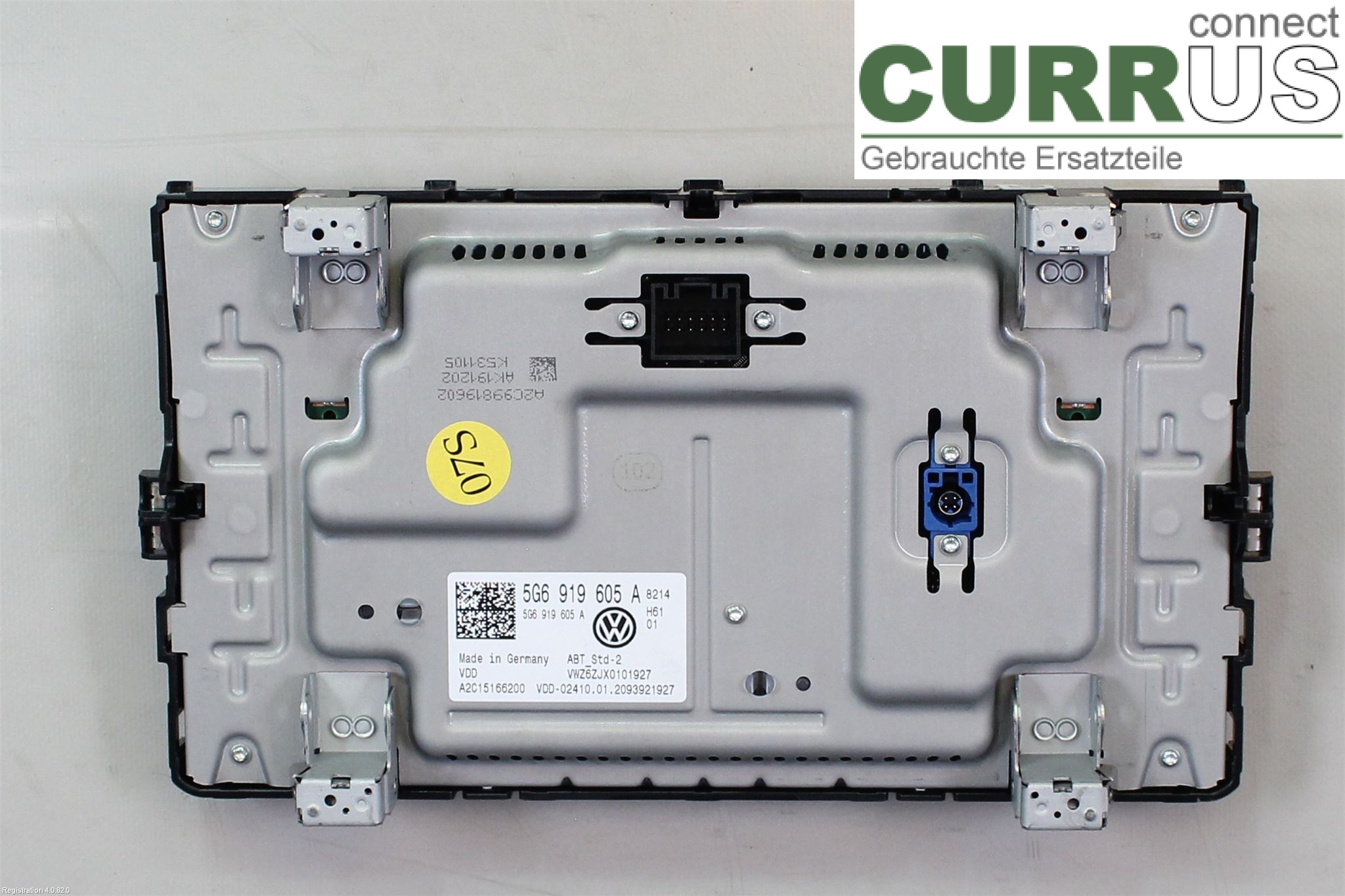 VW GOLF / E-GOLF VII   13-20 Radio CD / panneau multimédia 5G6919605A DPCA