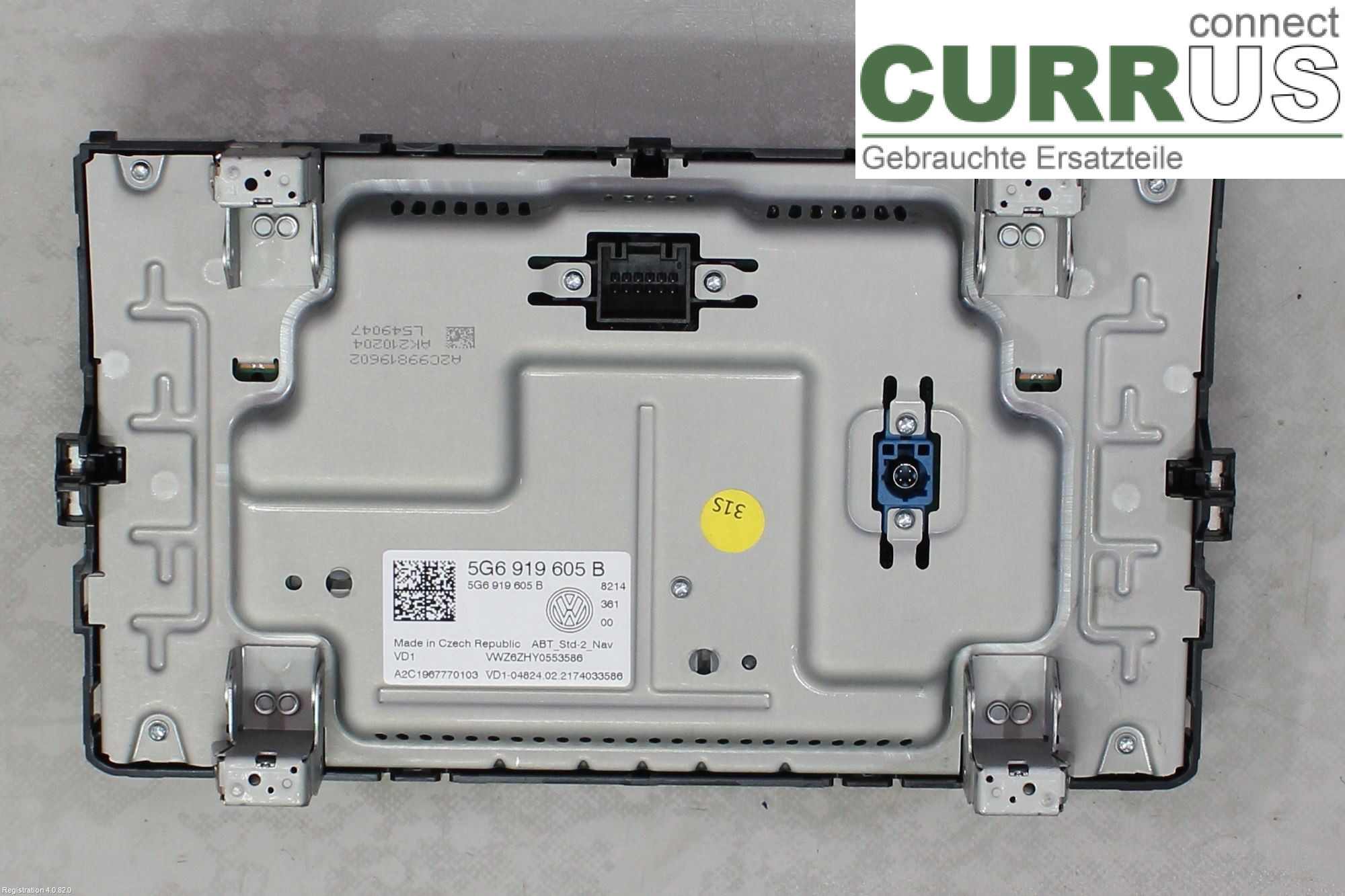 VW PASSAT  15-19 Radio CD / multimediepanel 5G6919605B DGEB