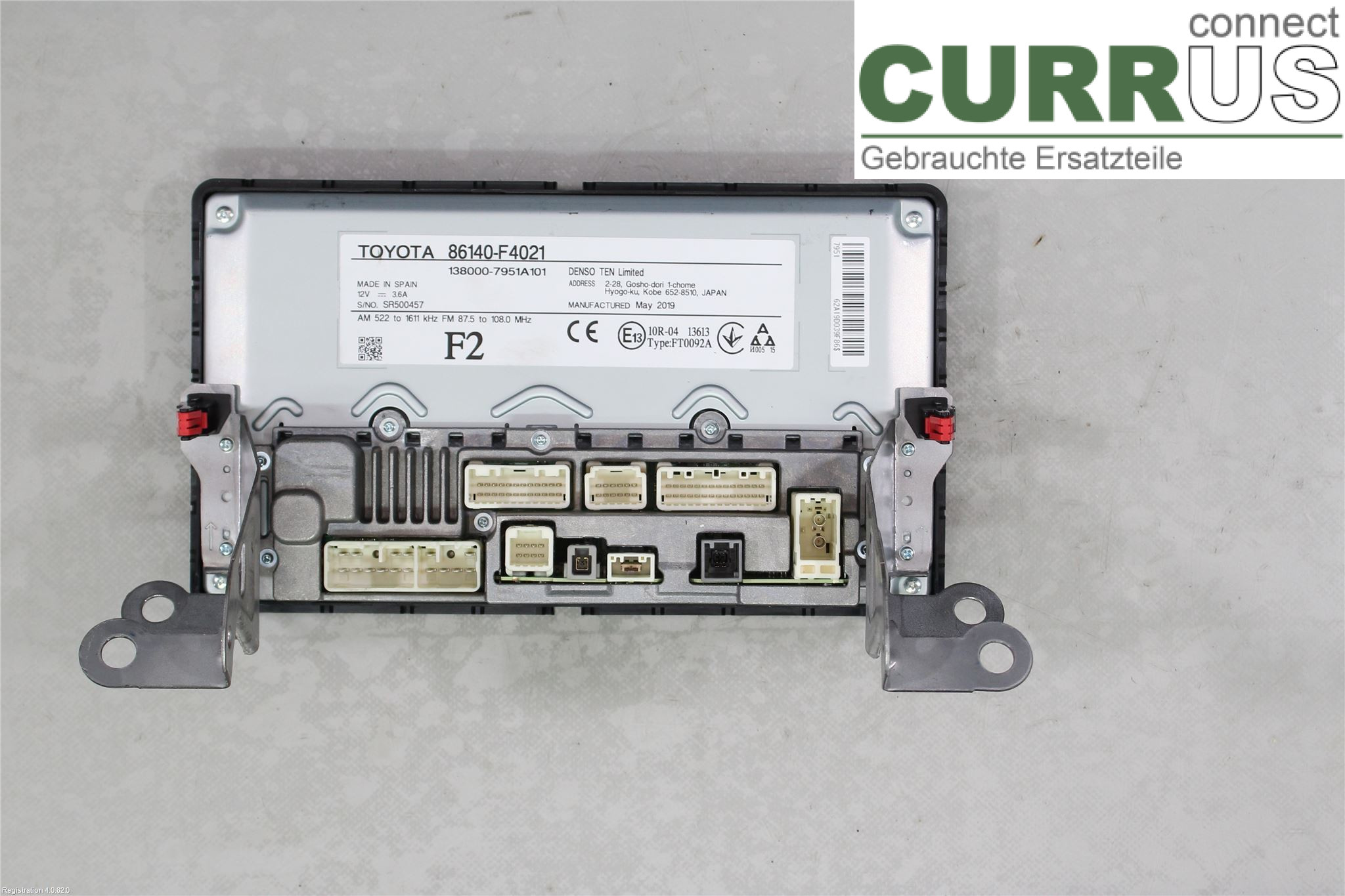 TOYOTA C-HR 16-23 Monitor 86140-F4021 