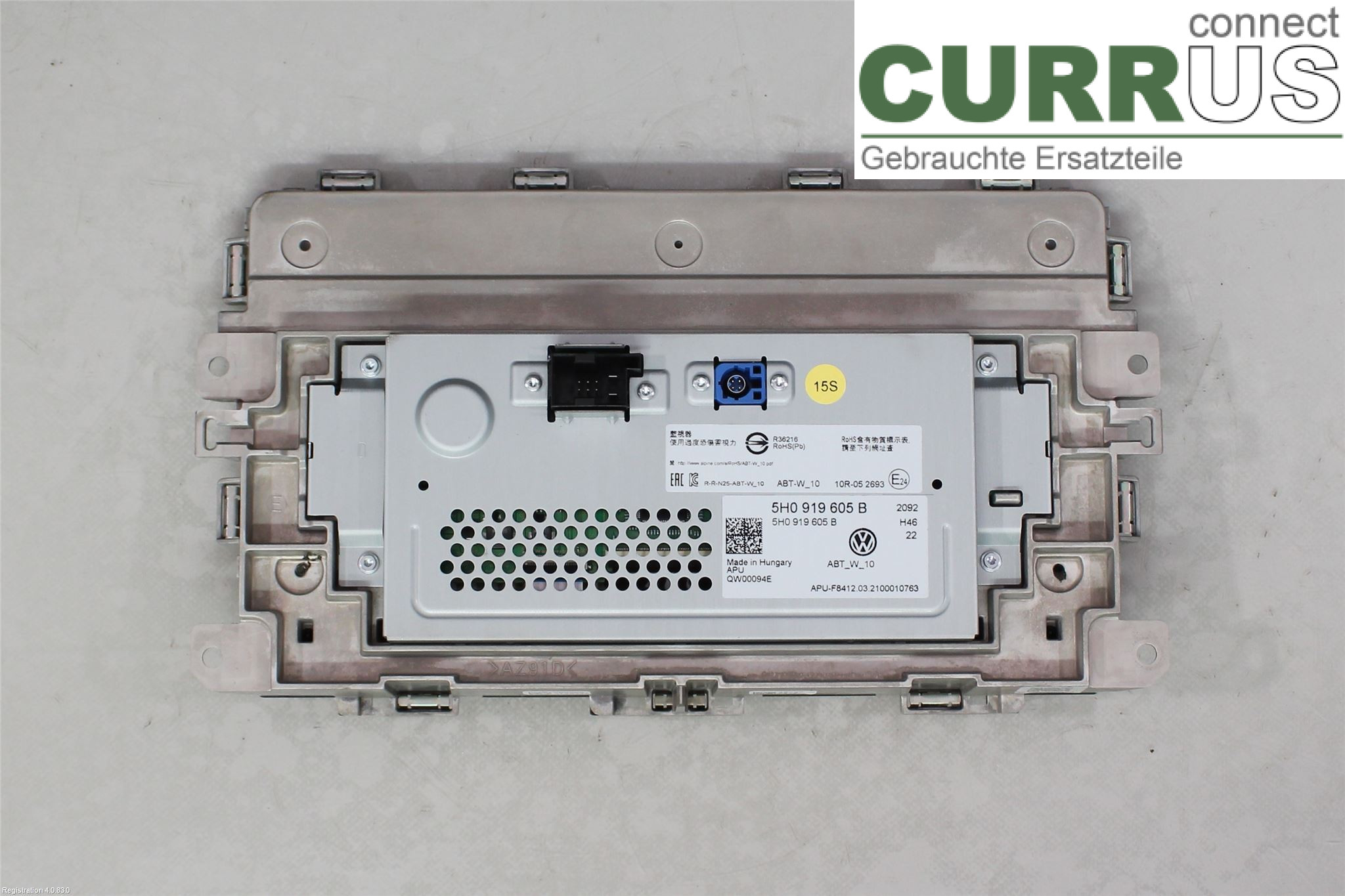 VW GOLF/E-GOLF VIII  20- Monitor 5H0 919 605 B  DPBA