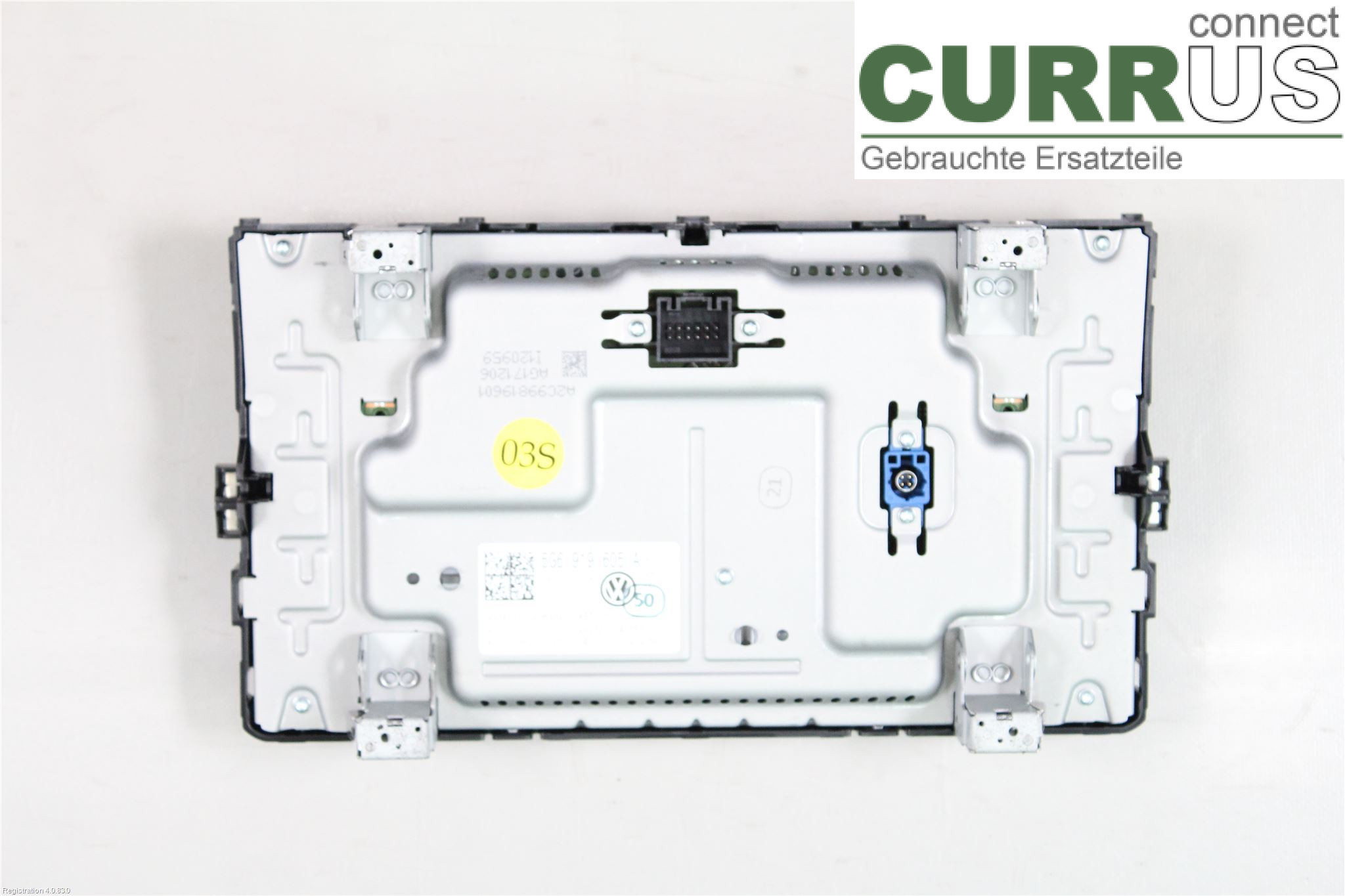 VW GOLF / E-GOLF VII   13-20 Radio CD / Multimedia panel 5NN 919 605 A  CHZC