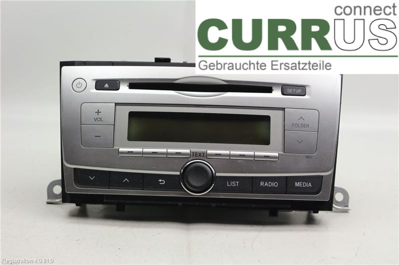 TOYOTA AVENSIS   09-15 Radio CD /Multimediapanel 8612005210 1AD-FTV