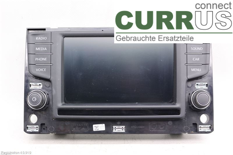 VW GOLF / E-GOLF VII 13-20 Radio CD / Multimedia panel 3G0919605B CUNA