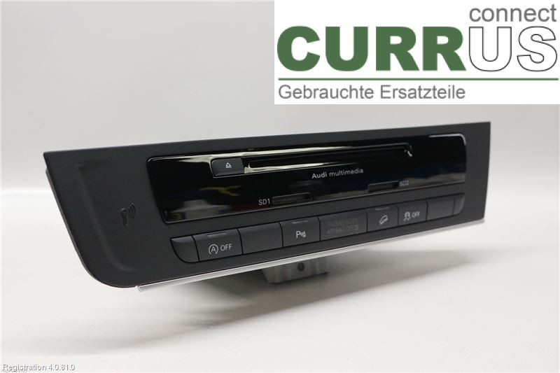 AUDI A6 ALLROAD 4G  12-18 Radio CD / Multimedia panel 4G1035182AX 3.0 TDI CZVA