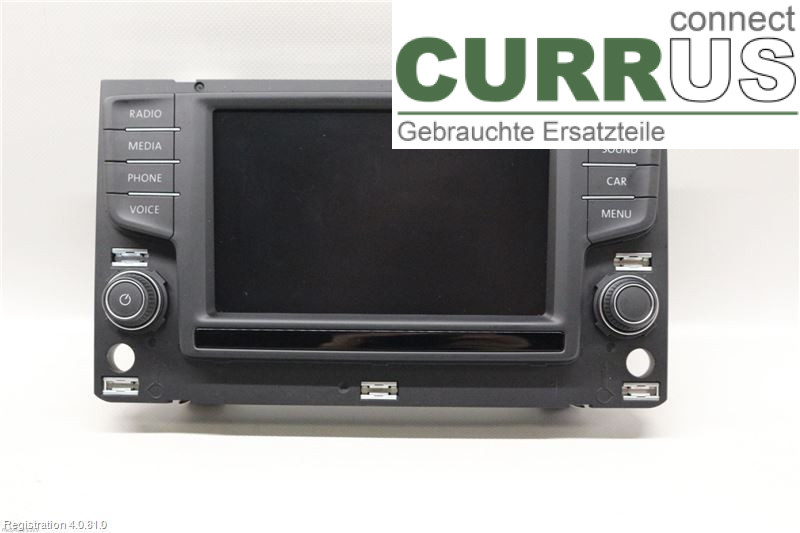 VW GOLF / E-GOLF VII 13-20 Radio CD / Multimedia panel 3G0919605B 1.2 TSI CYVB