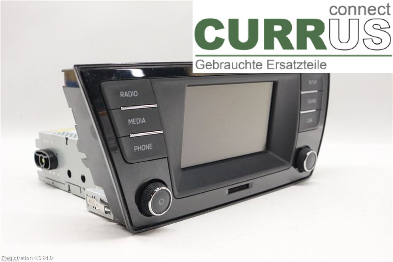 SKODA FABIA  15- Radio CD / panel multimedialny 6V0035871BIZY CJZC