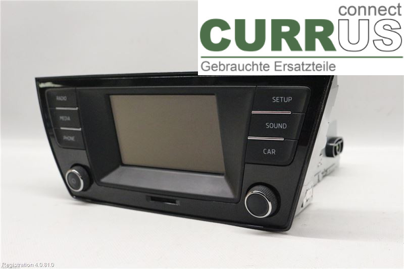SKODA FABIA  15- Radio CD / panel multimedialny 6V0035871BIZY CJZC
