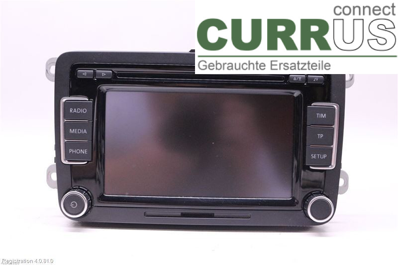VW PASSAT  11-14 Radio-CD-/Multimedia-Panel 3C8035190C 2.0 TDI CFGB