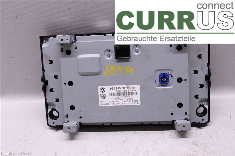 VW GOLF SPORTSVAN 15-20 Radio CD / Multimedia panel 3G0919605B CYVB 1,2 TSI