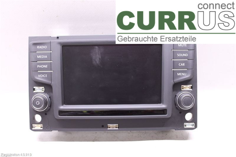 VW GOLF SPORTSVAN 15-20 Radio CD / Multimedia panel 3G0919605B CYVB 1,2 TSI