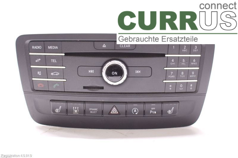 MB CLA-CLASS (C117/X117)  13-19 Radio CD / panel multimedialny A2469002517 OM651.930