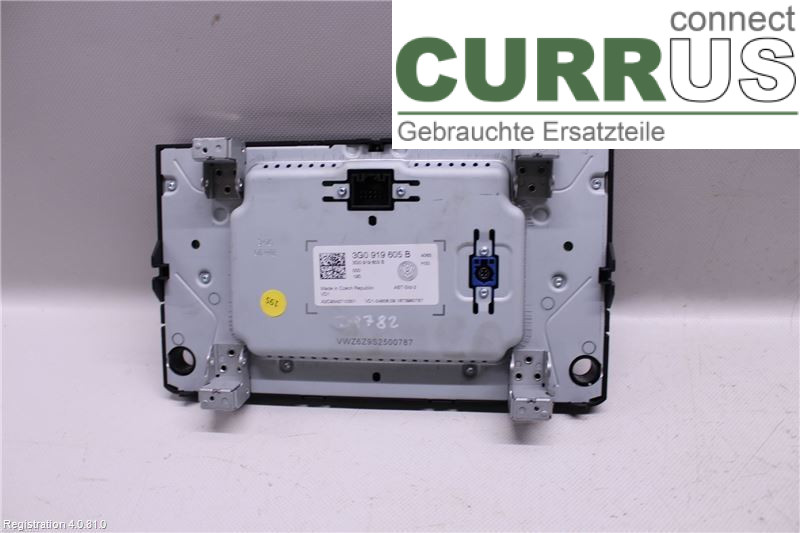 VW PASSAT 15-19 Radio CD / Multimedia panel 3G0919605B DFCA