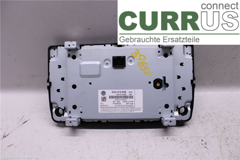 VW PASSAT  15-19 Radio CD / Multimedia panel 5G0919606 CUKC