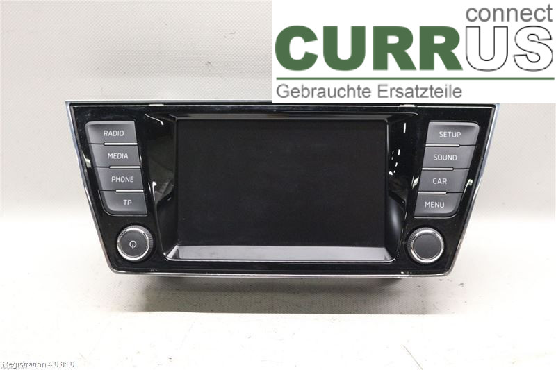 SKODA FABIA  15- Radio CD / Multimedia panel 6V0919604B CJZC