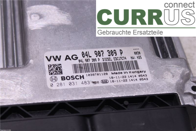 VW TIGUAN 16-24 Engine Control Unit (ECU) 04L906026QT