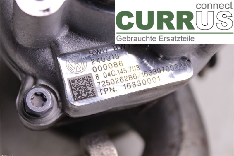 VW GOLF / E-GOLF VII   13-20 Turbolader 04C145703X 