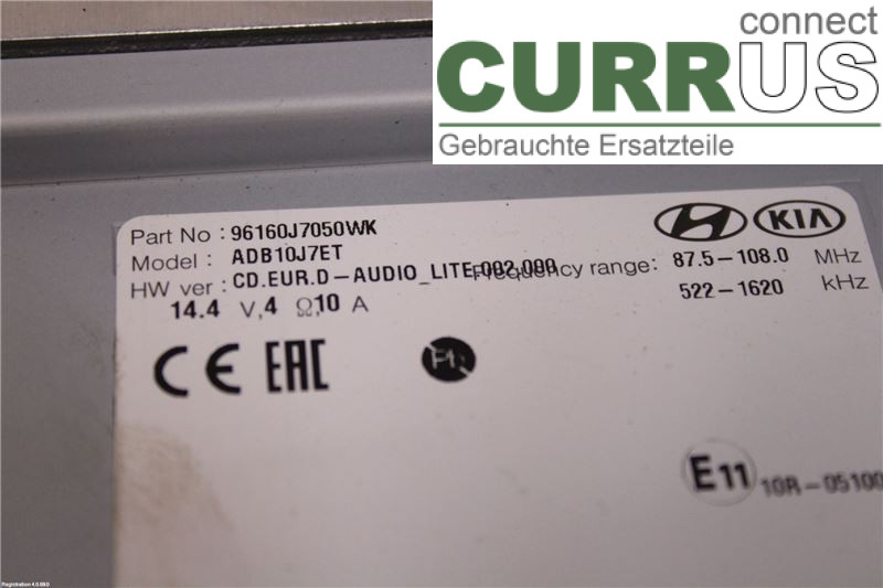 KIA CEED / CEED SW 19- Radio CD /Multimediapanel  G4LD