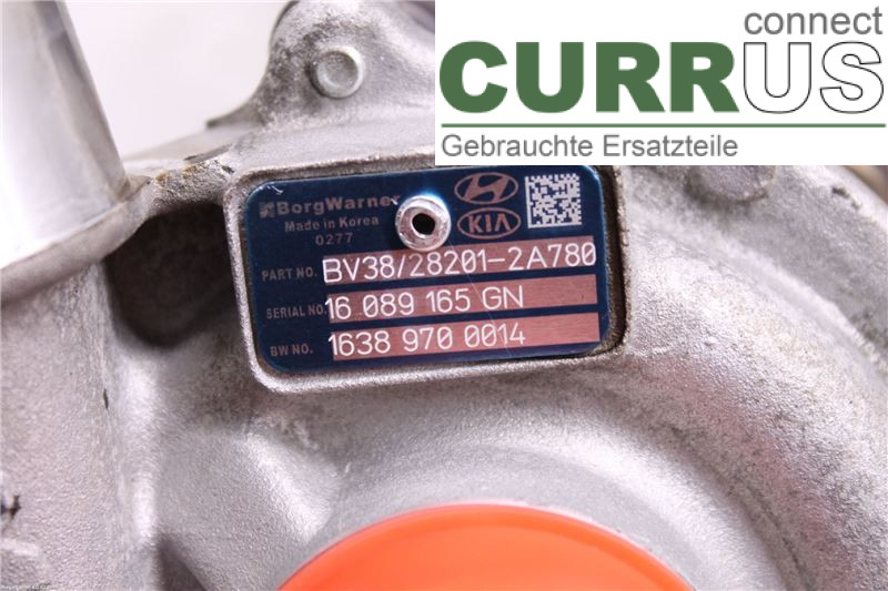 KIA CEED  12-18 Turbo charger 282012A780 K31N