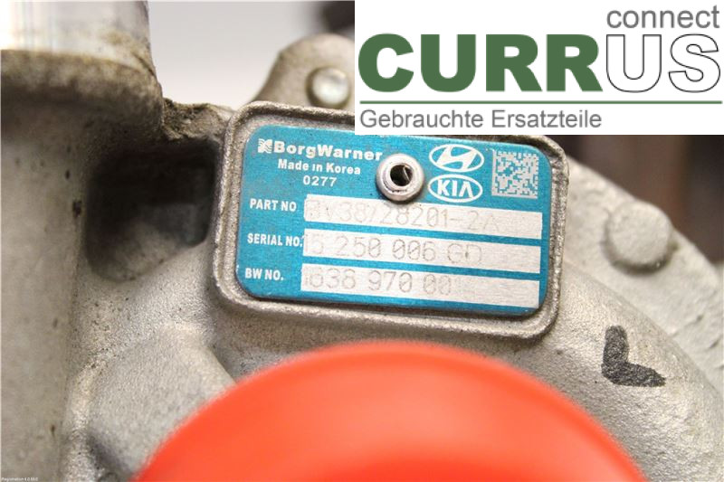 KIA CEED  12-18 Turbo charger 282012A780 D4FB