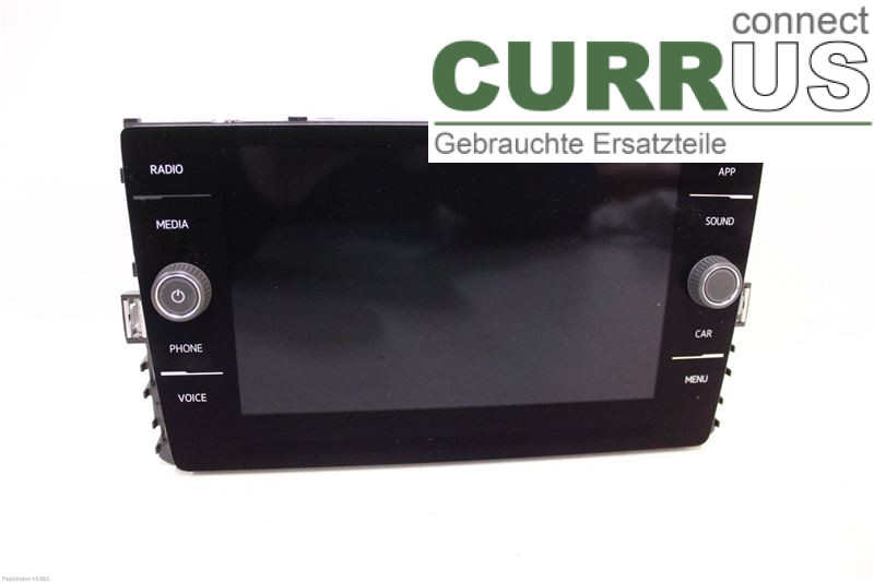VW GOLF / E-GOLF VII 13-20 Radio CD / Multimedia panel 5G6919605A CZDA