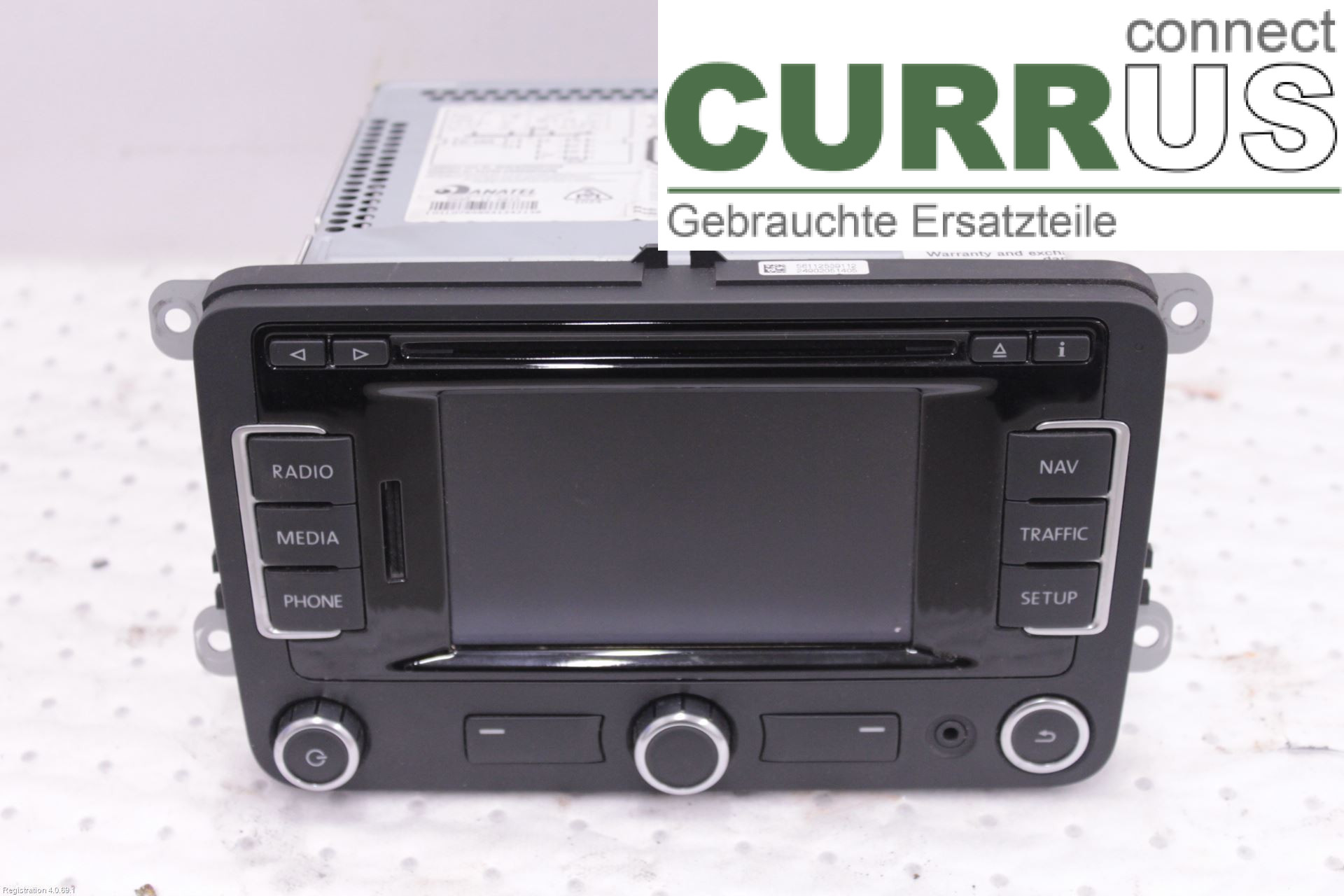 VW PASSAT  11-14 Radio-CD-/Multimedia-Panel 2K0035279BX CFGC