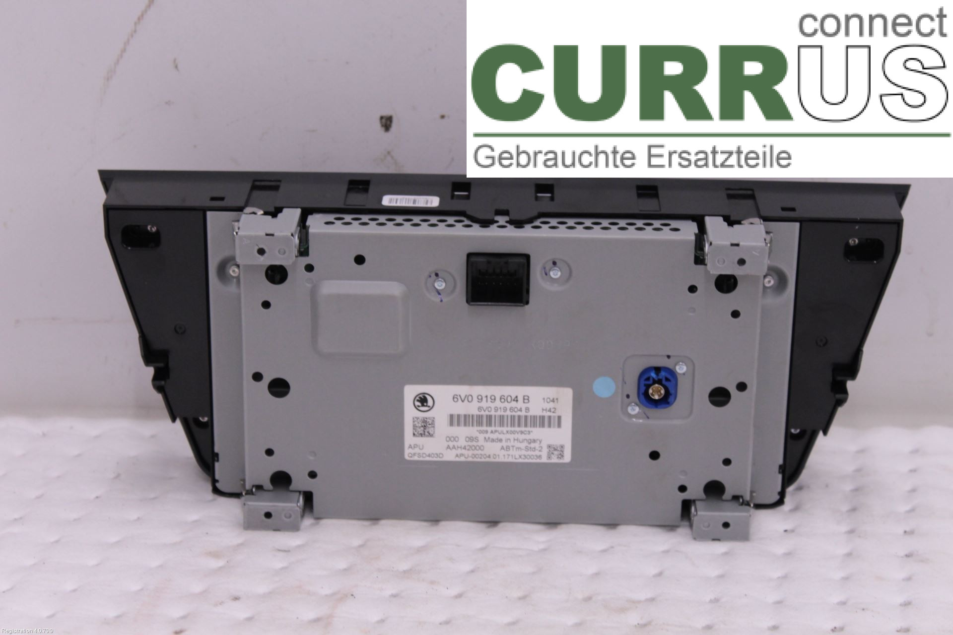 SKODA FABIA  15- Radio CD / Multimedia panel 6V0919604B CJZC