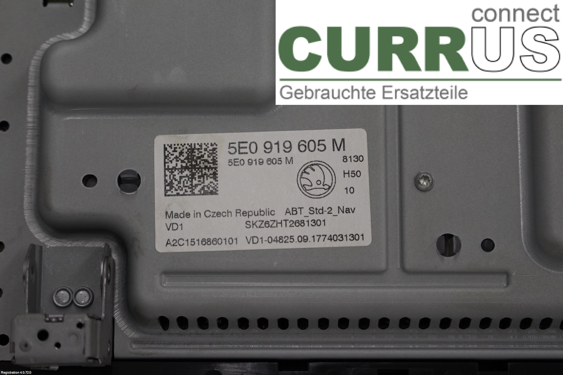 SKODA OCTAVIA  13-20 Radio CD / Multimedia panel 5E0919605M CUNA
