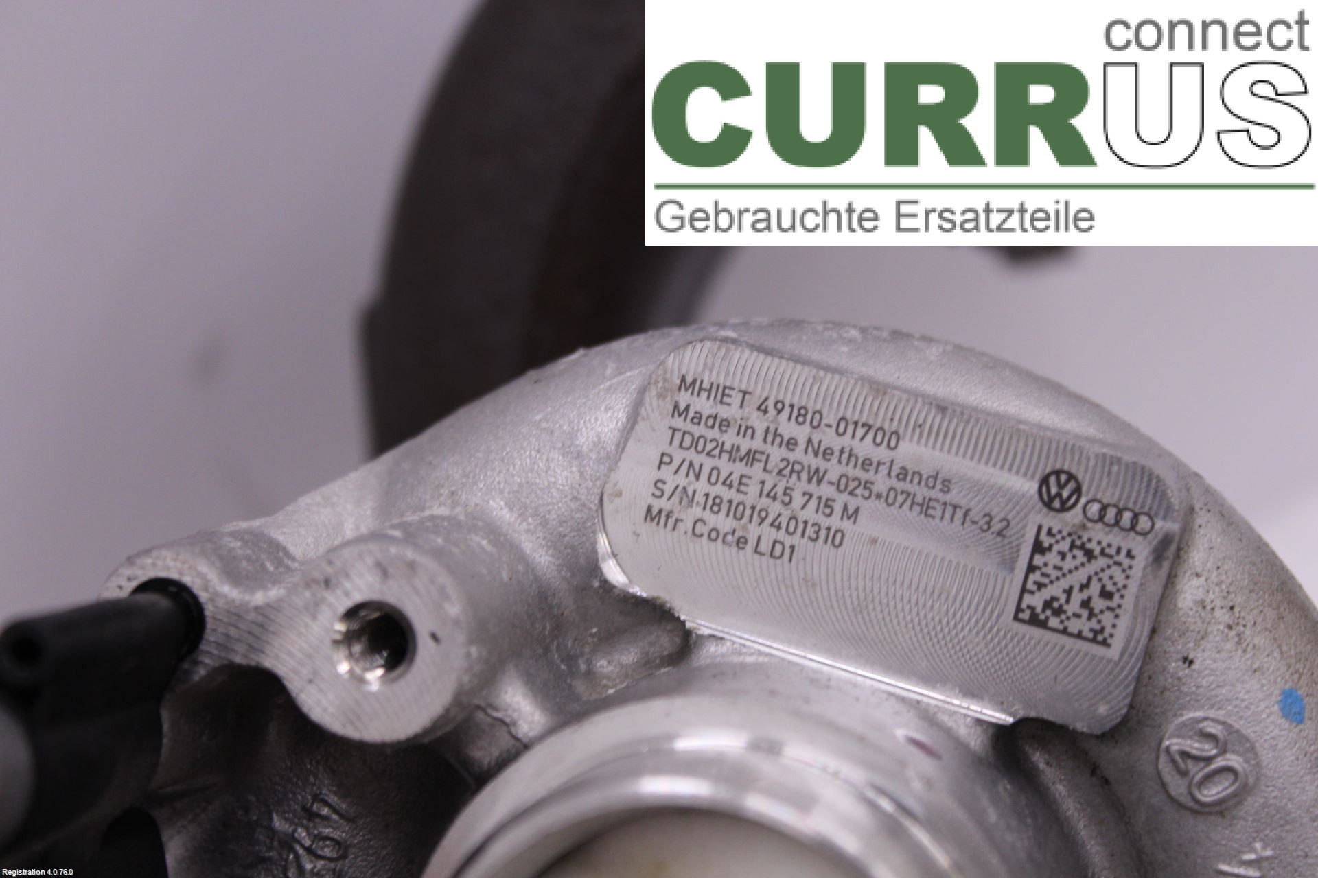 VW PASSAT  15-19 Turbocompresseur 04E145715M DGEB