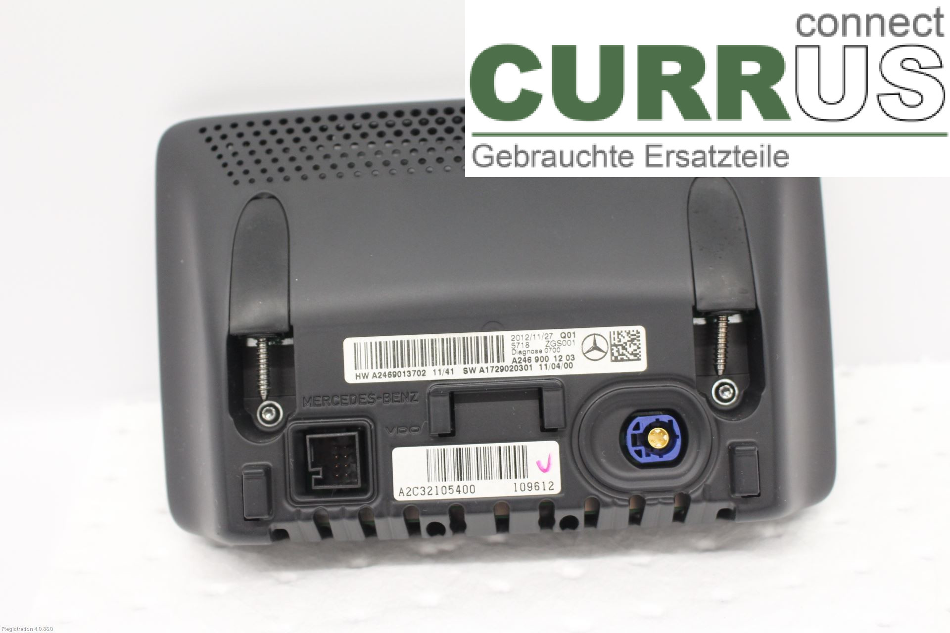 MB B-KLASS (W246/W242)  12-19 Radio CD / panel multimedialny A246900120680 M270.910