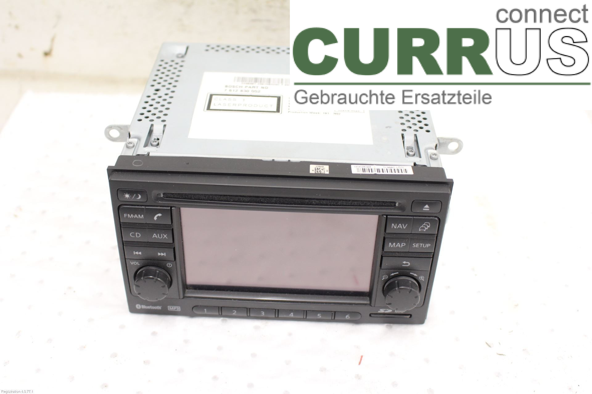 NISSAN QASHQAI   10-14 Radio CD / Multimedia panel 25915BH20C MR20DE