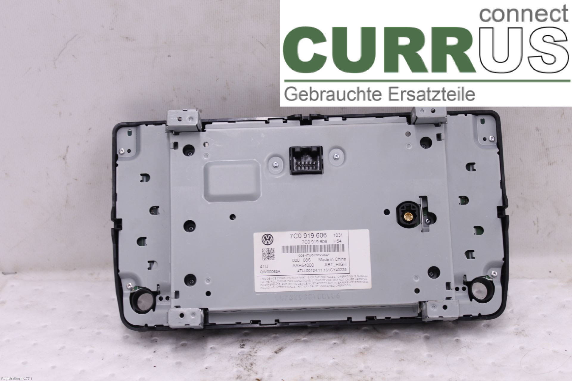 VW TIGUAN 16-24 Radio CD / Multimedia panel 7C0919606 DFHA