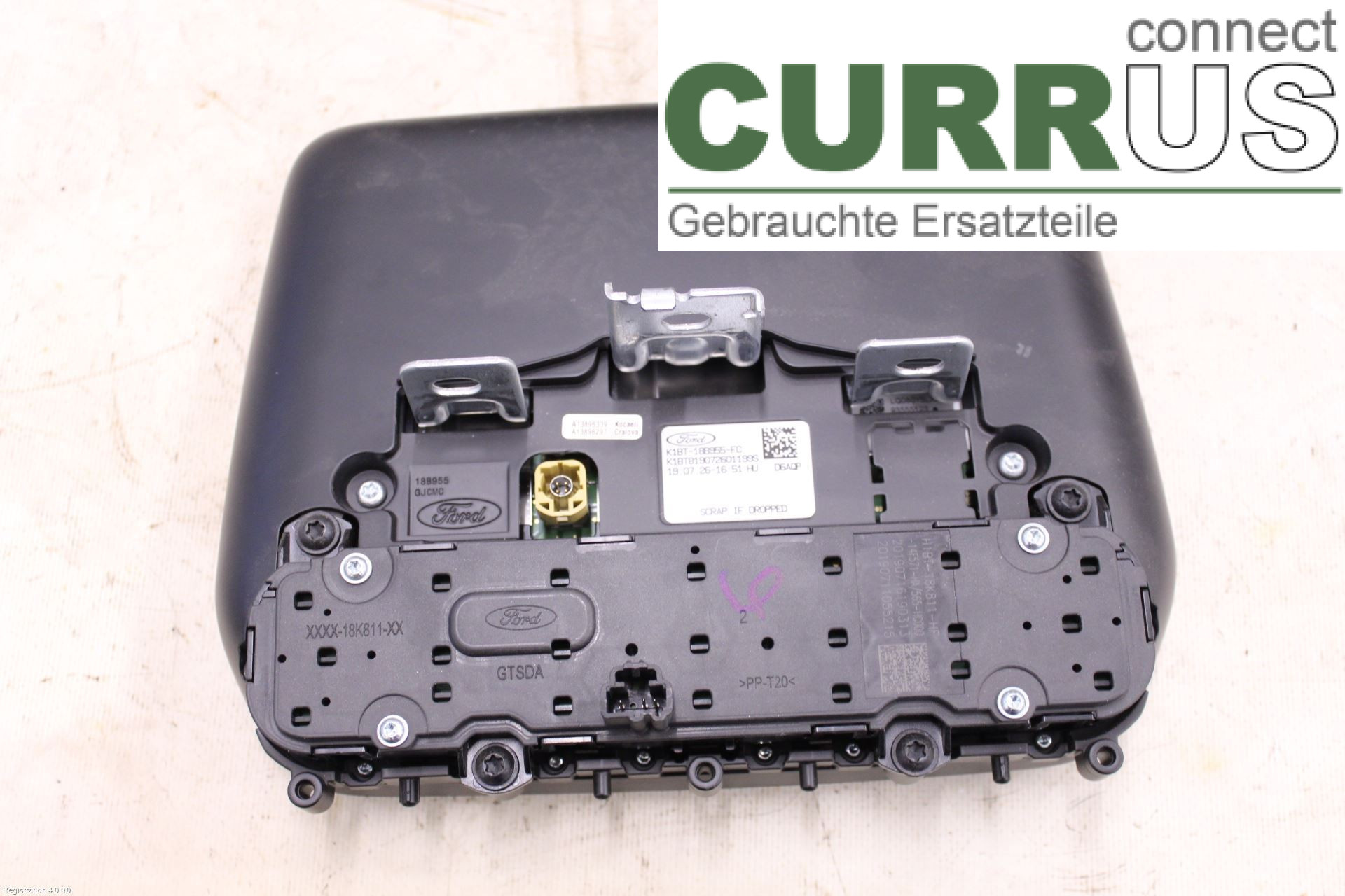 FORD TRANSIT SKÅP/BUSS 14- Radio-CD-/Multimedia-Panel 2517283 BKFB