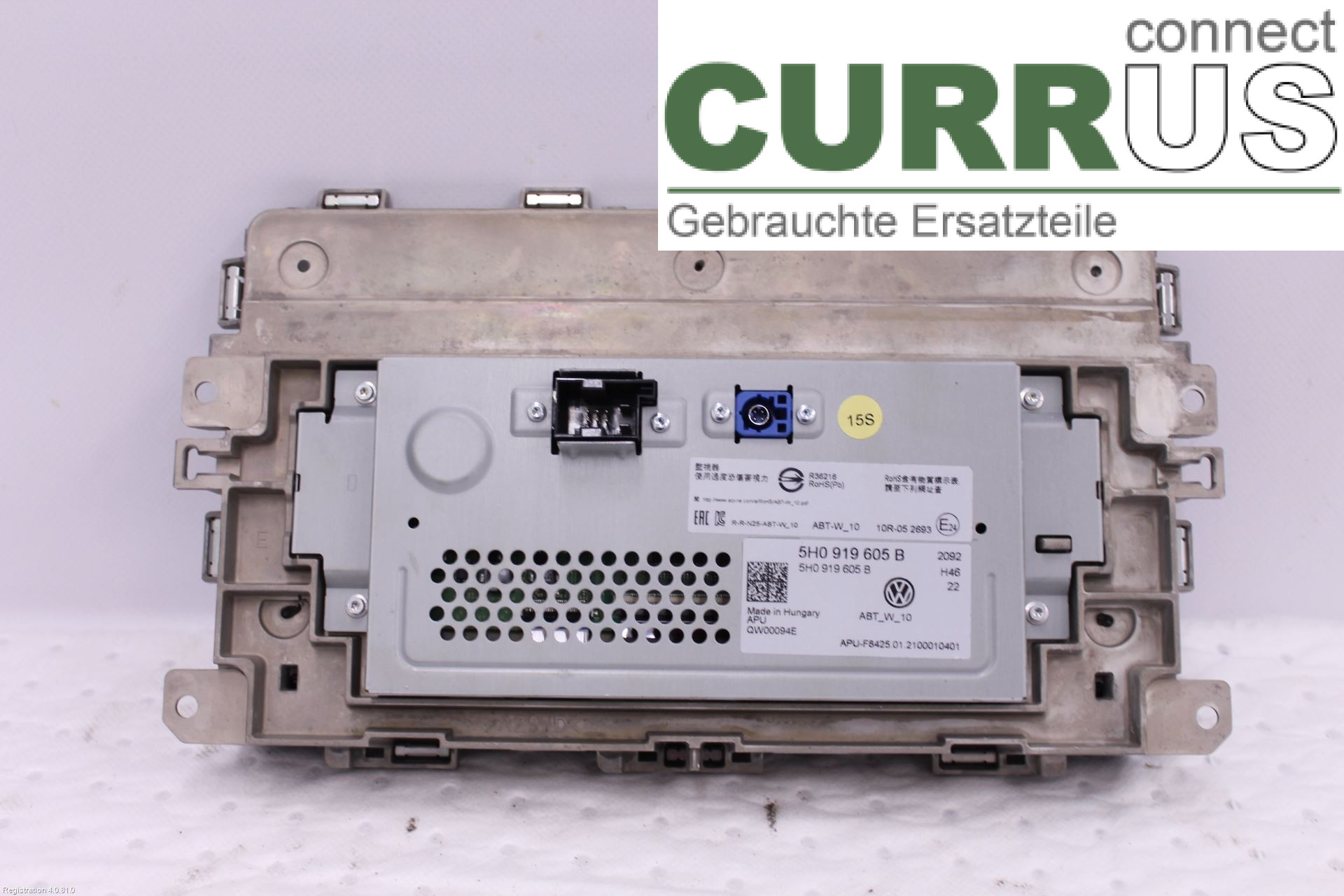 VW GOLF/E-GOLF VIII  20- car-part-types.display 5H0919605B DPBA