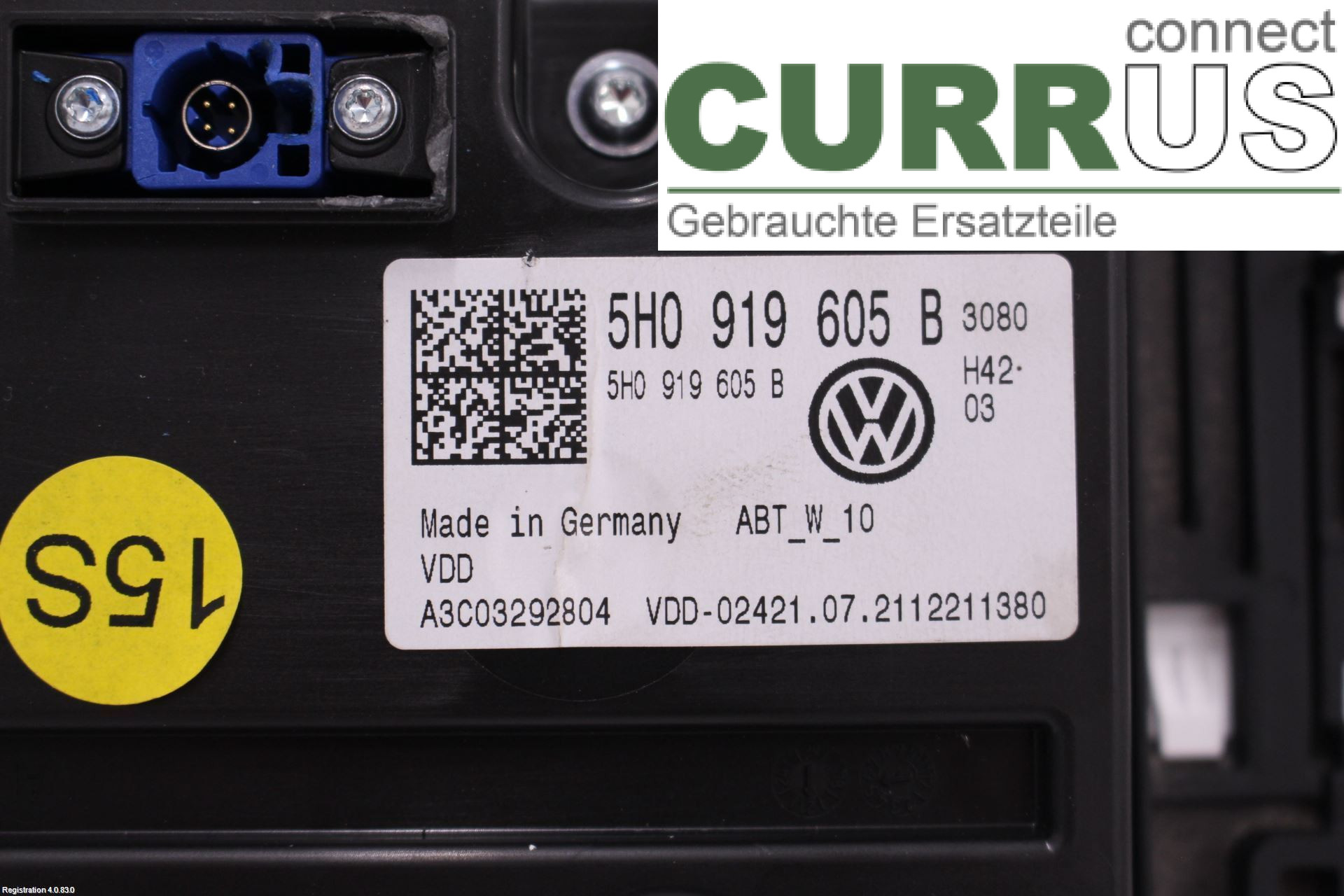 VW GOLF/E-GOLF VIII  20- car-part-types.display 5H0919605B DTRD