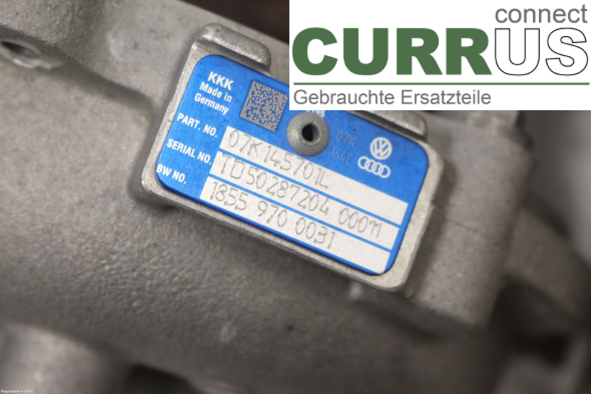AUDI A3/S3 8V  13-20 Turbo charger 07K145701Q DAZA
