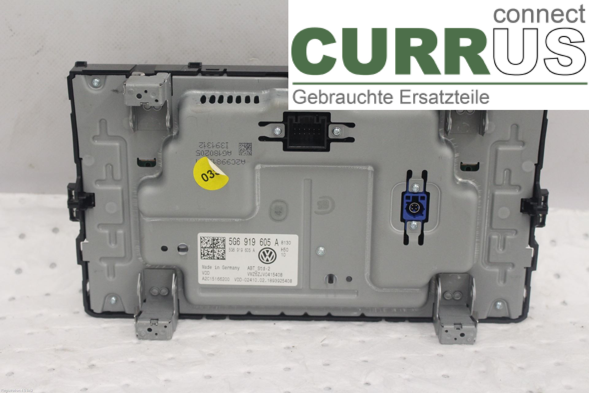 VW GOLF / E-GOLF VII   13-20 Radio CD / Multimedia panel 5NN919605A CPWA