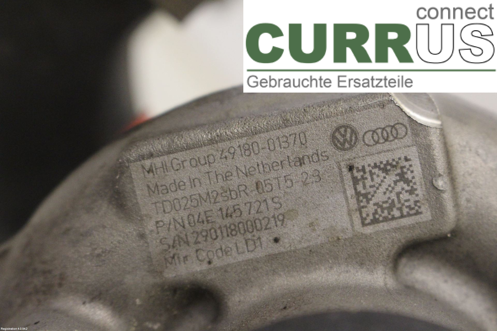 VW GOLF / E-GOLF VII   13-20 Turbo charger 04E145721SX CPWA