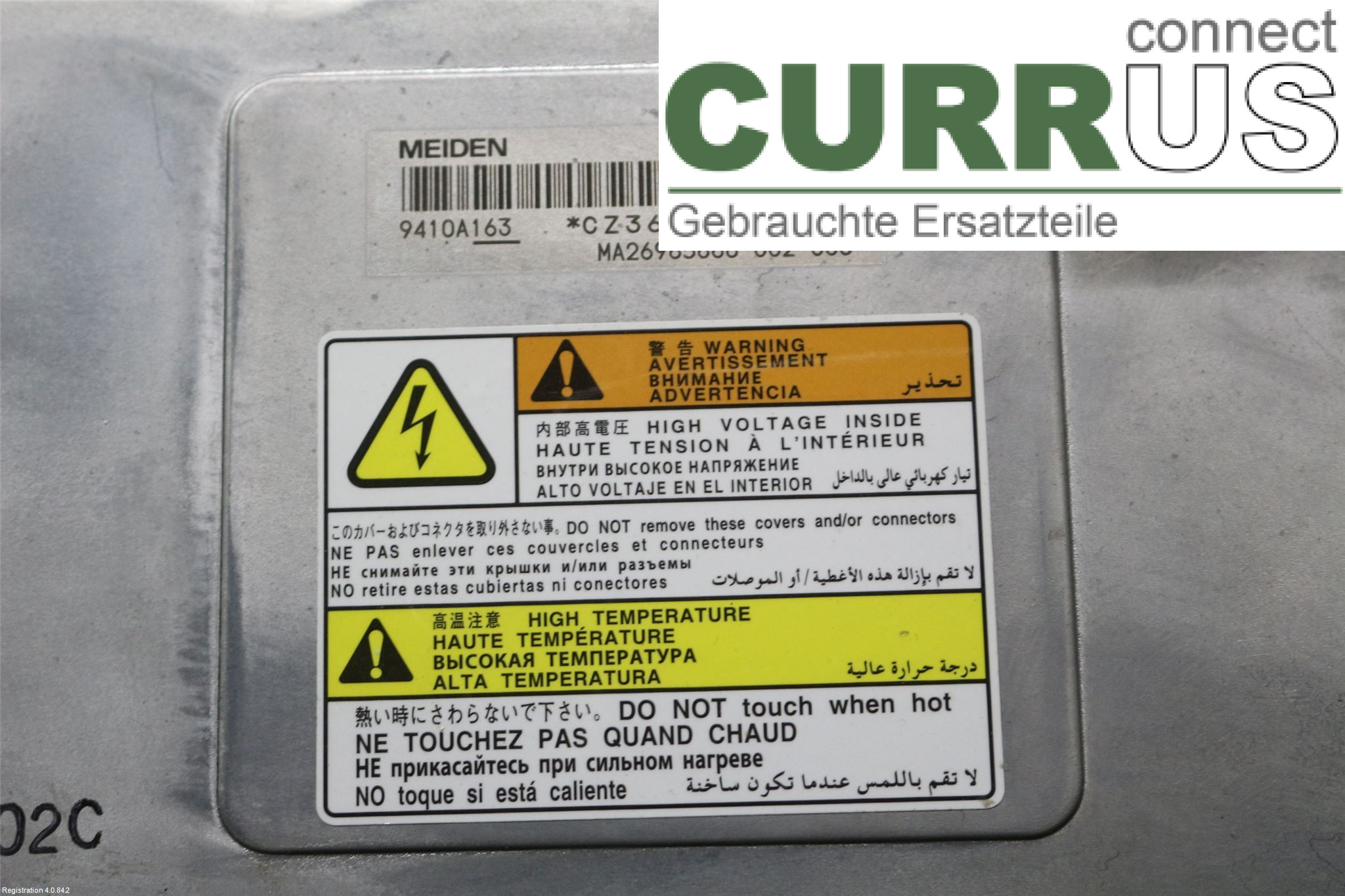 MITSUBISHI OUTLANDER 13- Converter / inverter - electric 9410A165 4B12