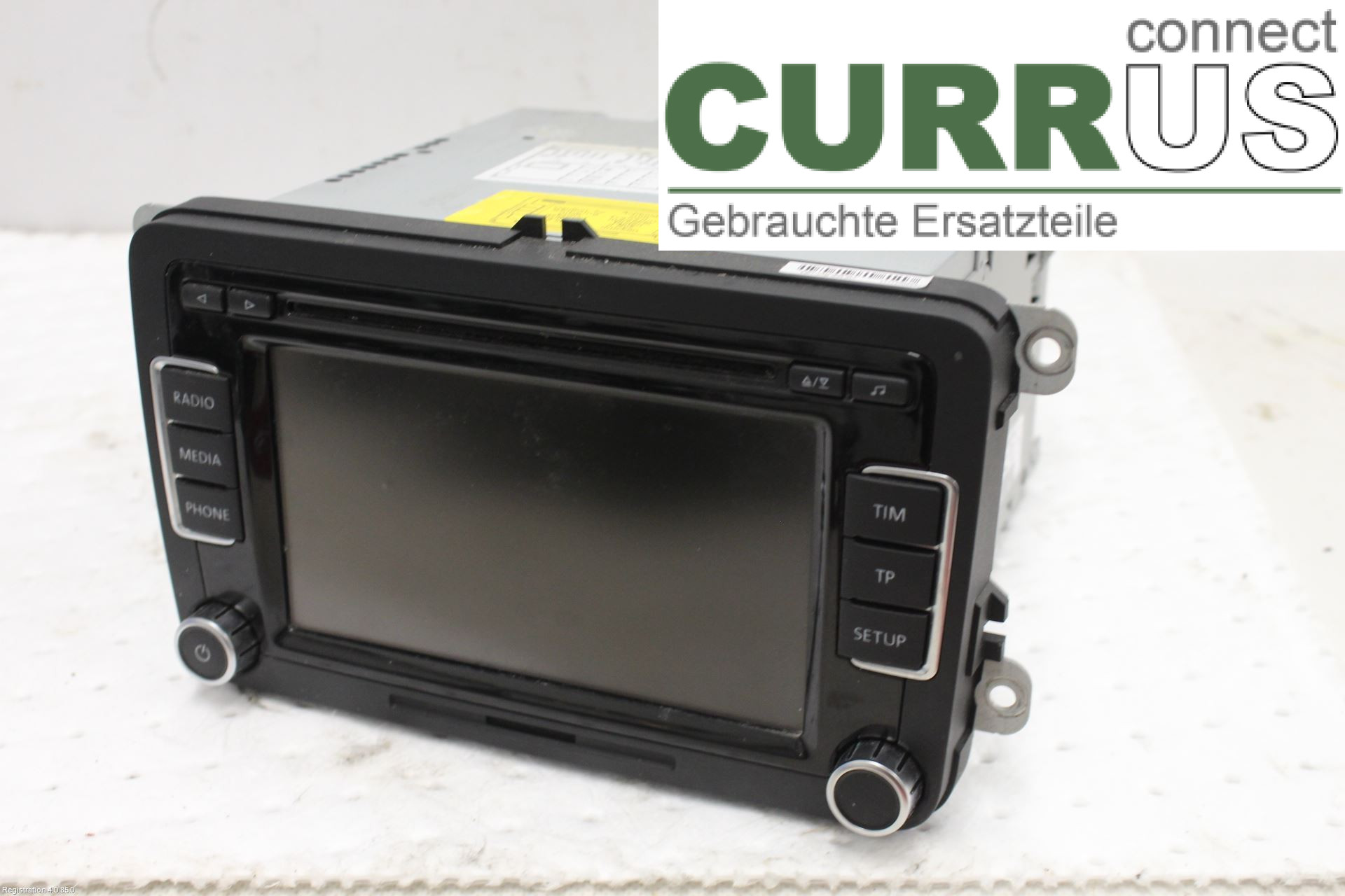 VW GOLF VI     09-13 Radio CD / multimediepanel 3C8057190CX CAYC